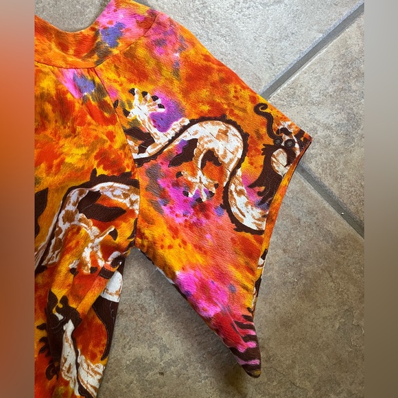 1960’s - 1970’s Vintage Caftan MuuMuu - Picture 7 of 14